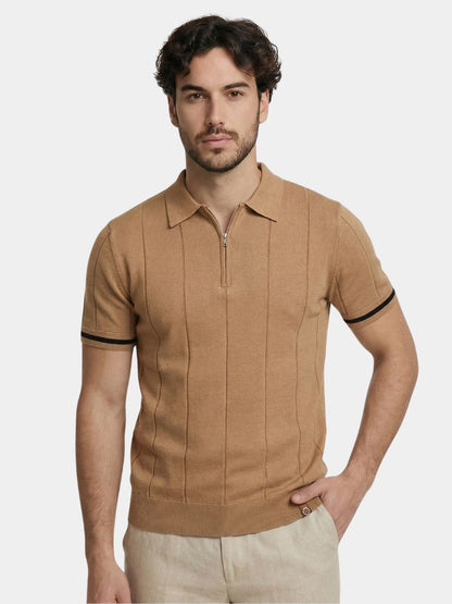 Royal Zip Polo – Cross & Crown
