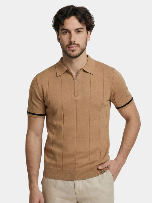 Royal Zip Polo – Cross & Crown