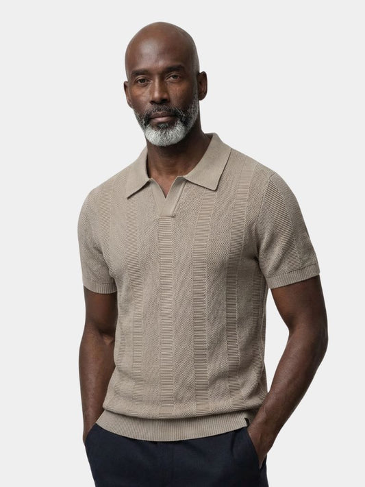 Beige Ancien Polo - Cross & Crown