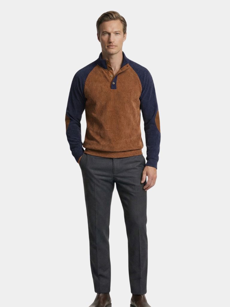 Buckridge Casual Corduroy Pullover - Cross & Crown