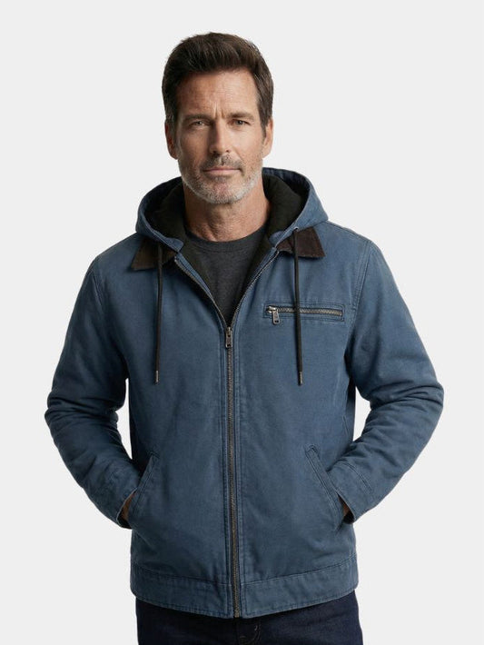Essential Hooded Work Jacket - Cross & Crown
