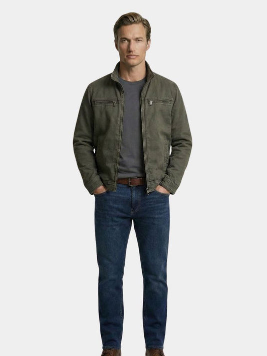 Valmont Vintage Olive Field Jacket - Cross & Crown