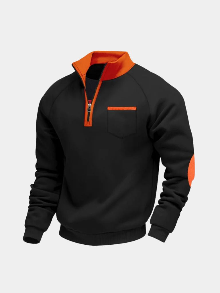 Classic Academy High Collar Pullover - Cross & Crown