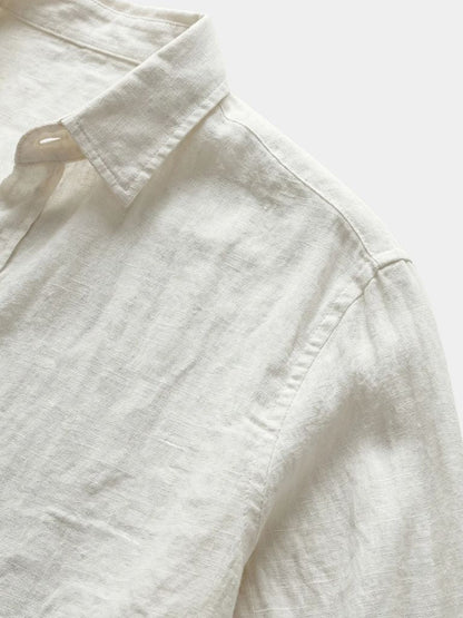 Linen Reverie Summer Shirt - Cross & Crown