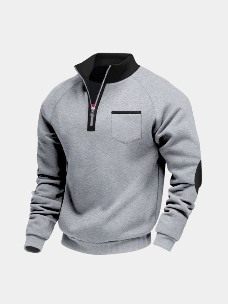 Classic Academy High Collar Pullover - Cross & Crown