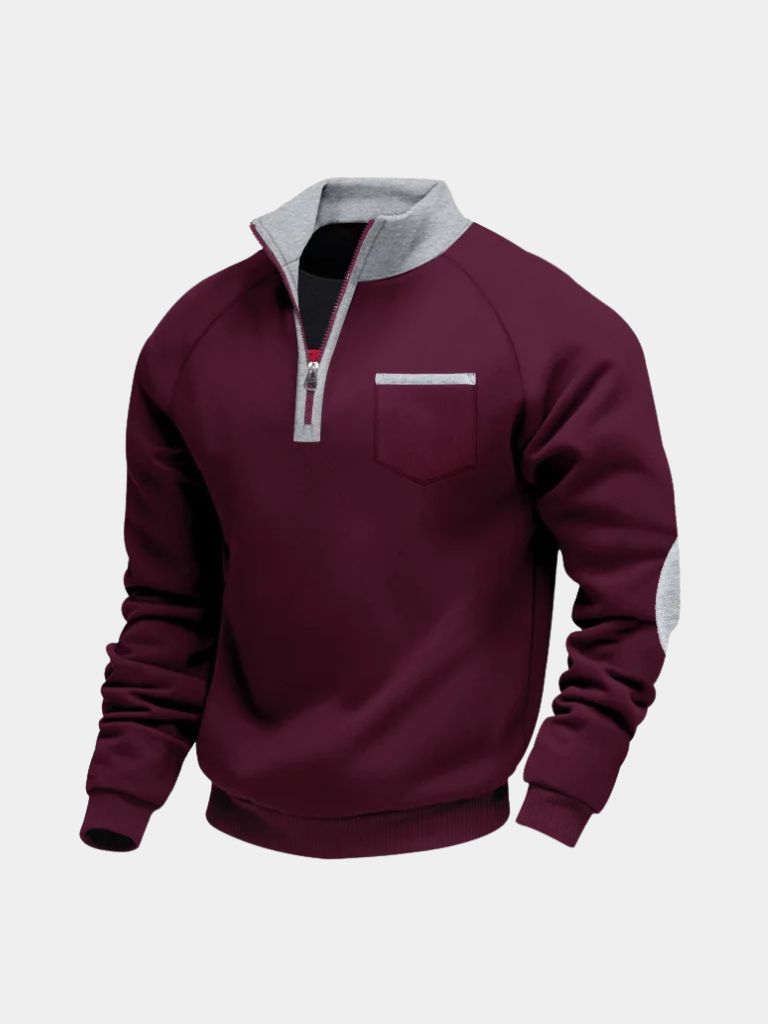 Classic Academy High Collar Pullover - Cross & Crown