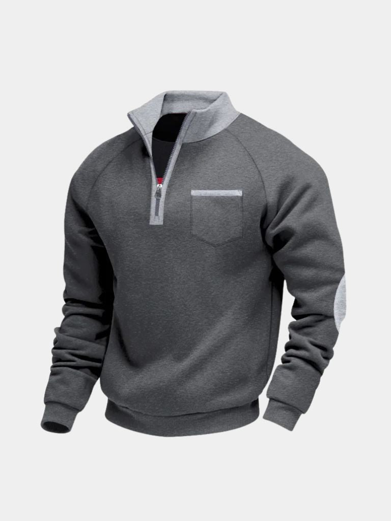 Classic Academy High Collar Pullover - Cross & Crown