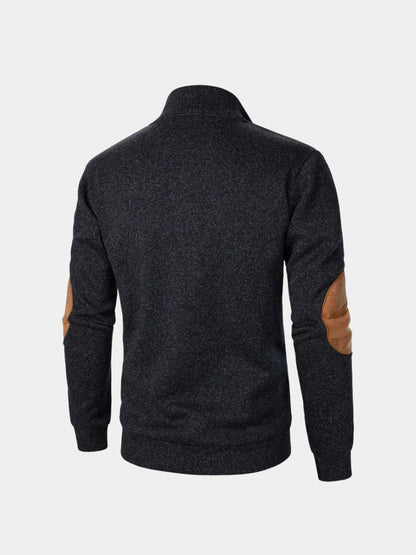 Lucien Heritage Elbow High Collar Pullover - Cross & Crown