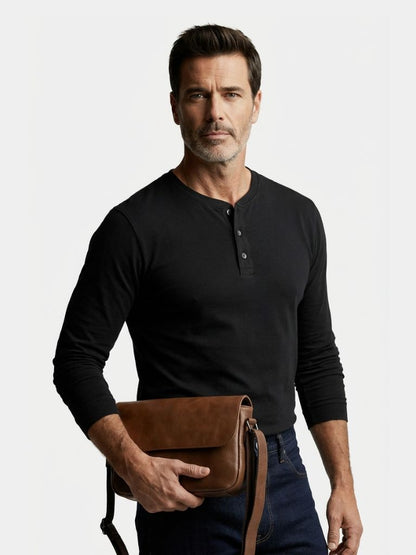 Milan Essential Leather Shoulder Bag - Cross & Crown