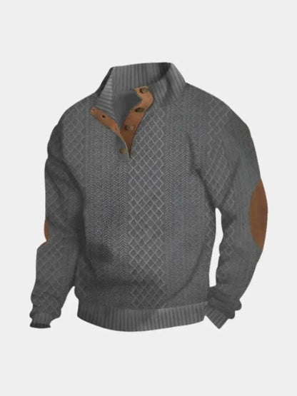 Classic High Collar Pullover - Cross & Crown