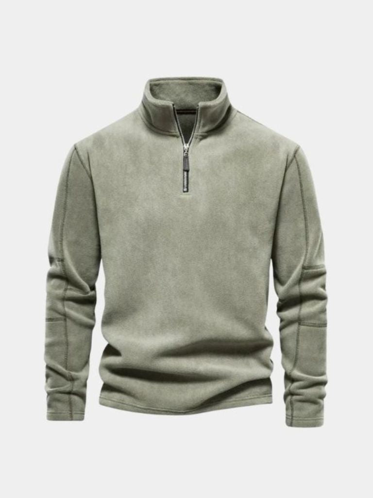 Alpine Quarter-Zip Sweater - Cross & Crown