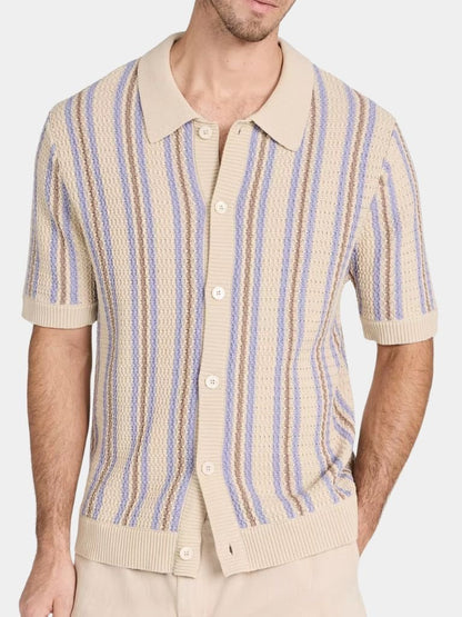 Atlantic Frame Knit Polo – Cross & Crown