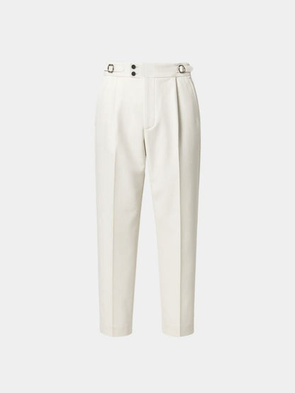 Classic Italy Sidetab Elastic Trousers - Cross & Crown