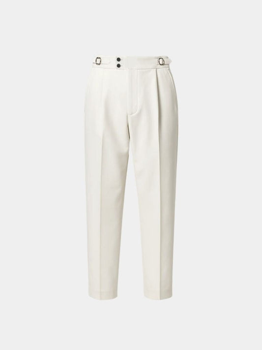 Classic Italy Sidetab Elastic Trousers - Cross & Crown