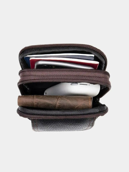 Compact Voyager Shoulder Bag - Cross & Crown
