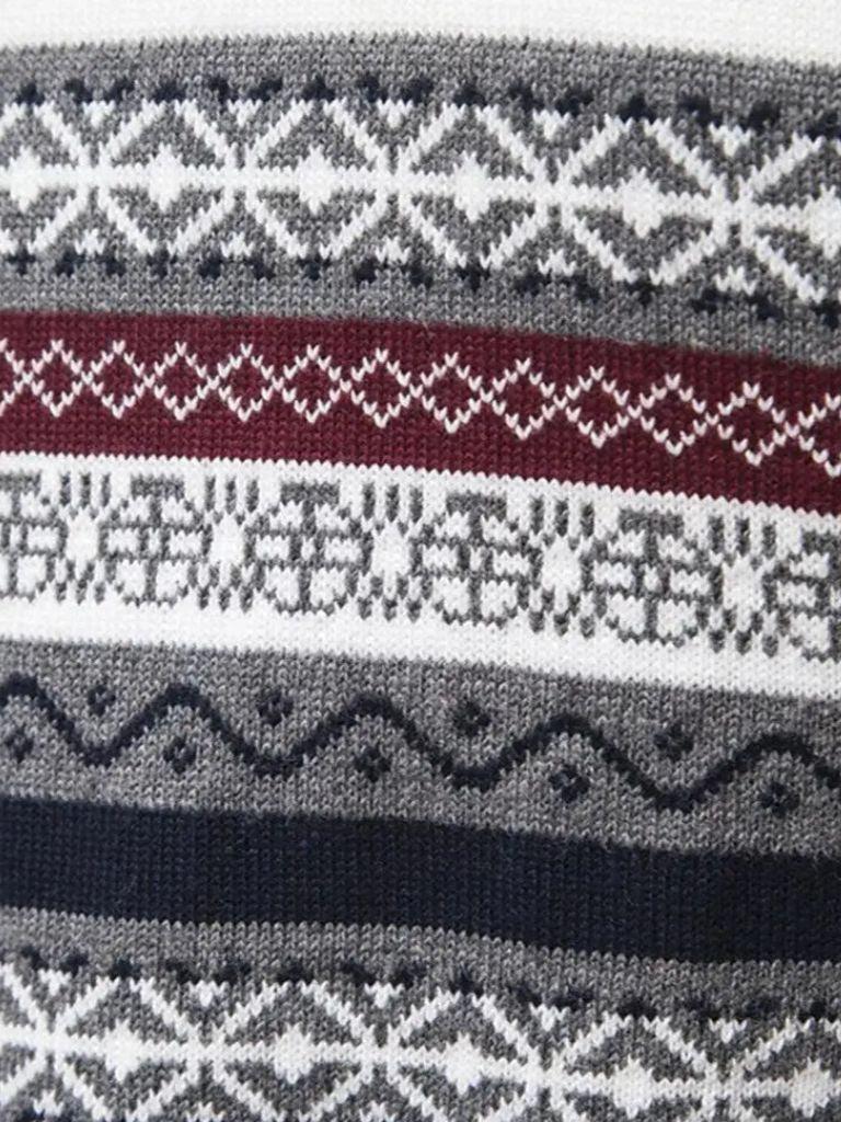 Half Zip Knit Pullover Sweater - Cross & Crown