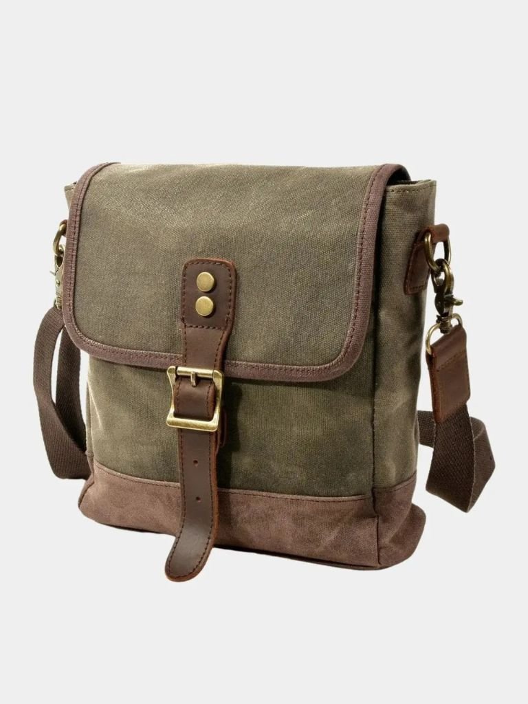 Leather Crossbody Shoulder Bag - Cross & Crown