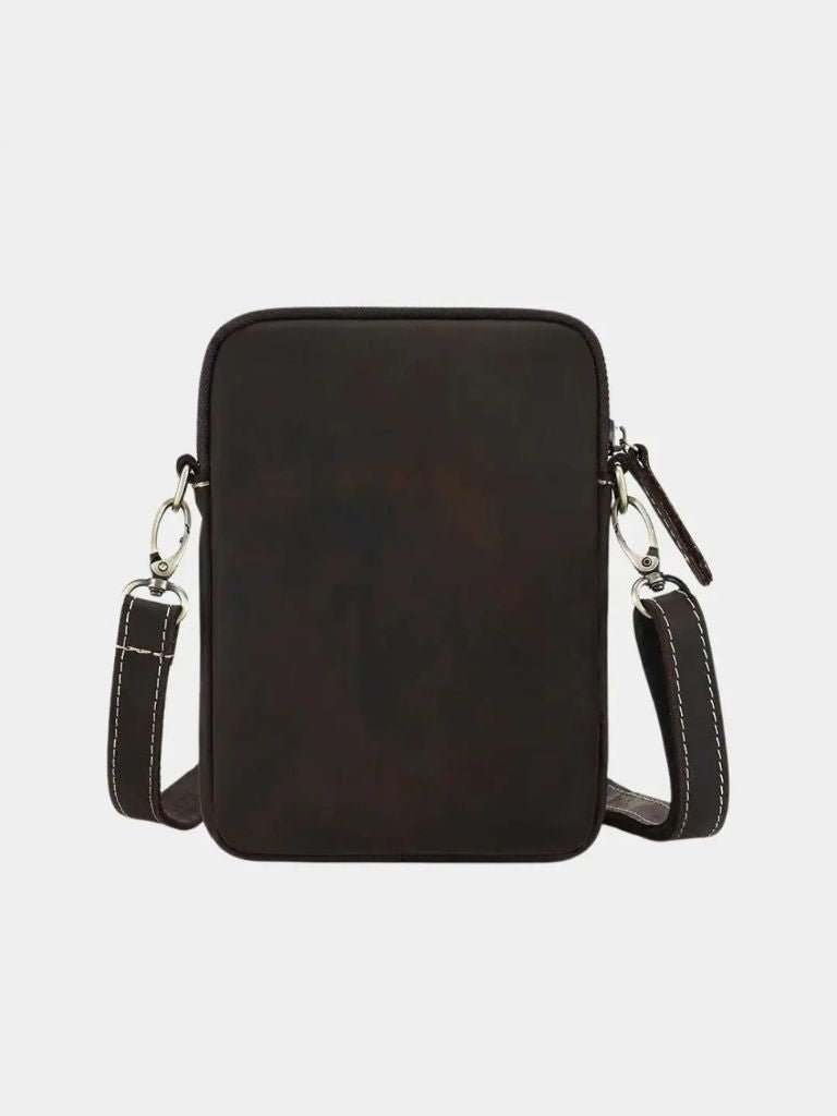 Minimalist Crossbody Leather Bag - Cross & Crown