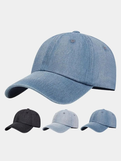 Minimalist Denim Cap - Cross & Crown