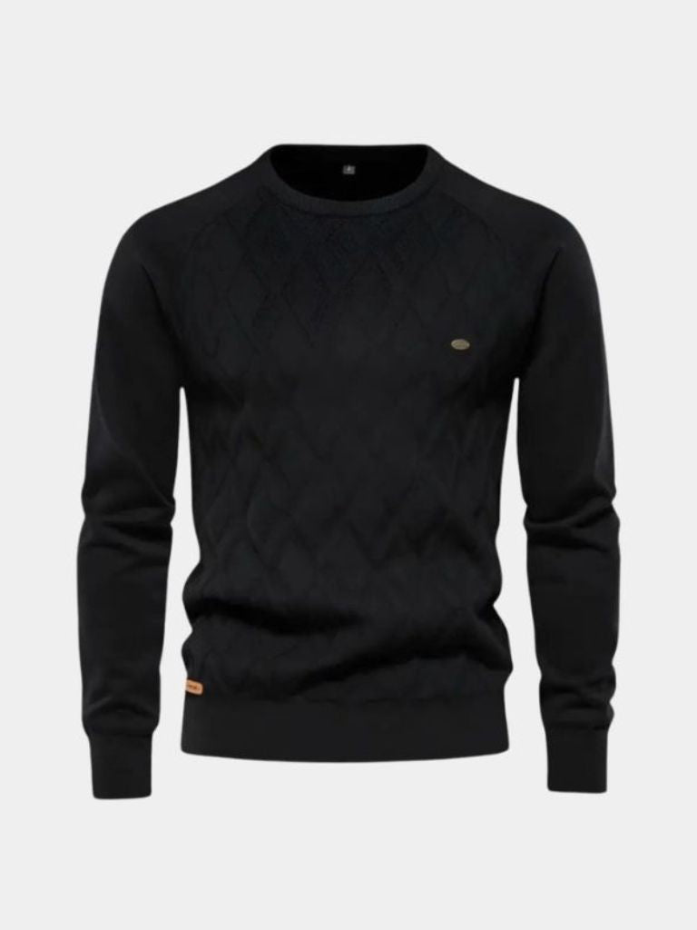 Minimalist Knit Pullover - Cross & Crown