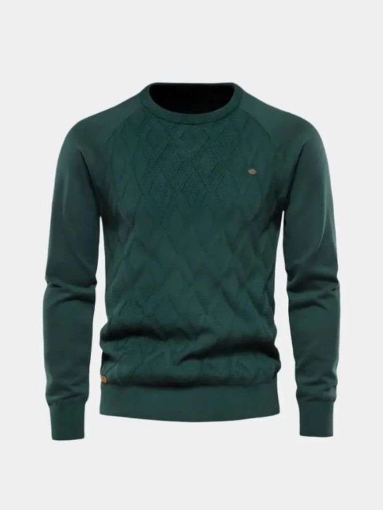 Minimalist Knit Pullover - Cross & Crown