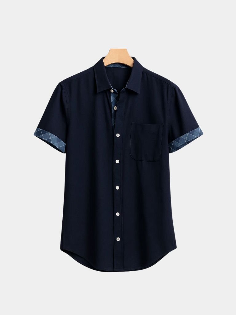 Ocean Detail Casual Shirt - Cross & Crown