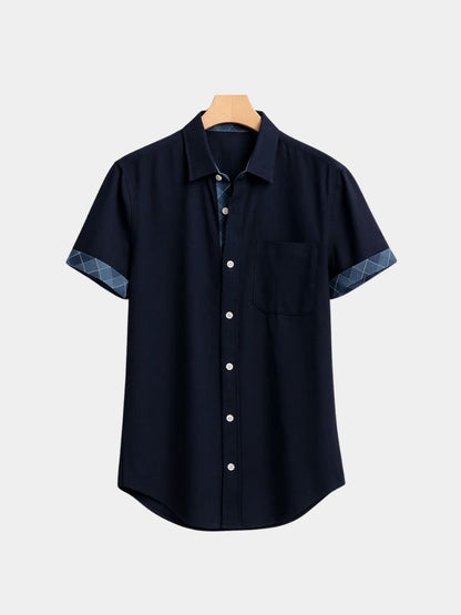 Ocean Detail Casual Shirt - Cross & Crown