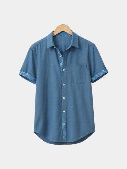 Ocean Detail Casual Shirt - Cross & Crown