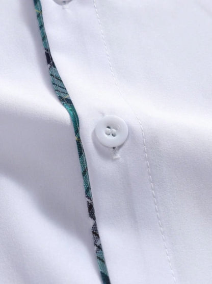 Ocean Detail Casual Shirt - Cross & Crown