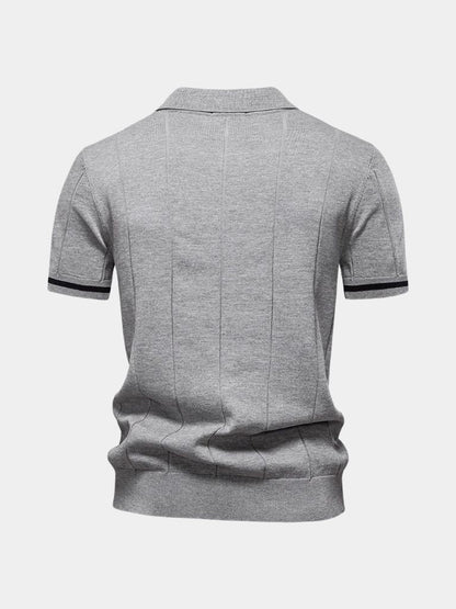 Royal Zip Polo – Cross & Crown
