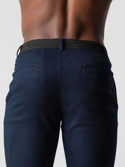Stretchy Slim Trousers - Cross & Crown