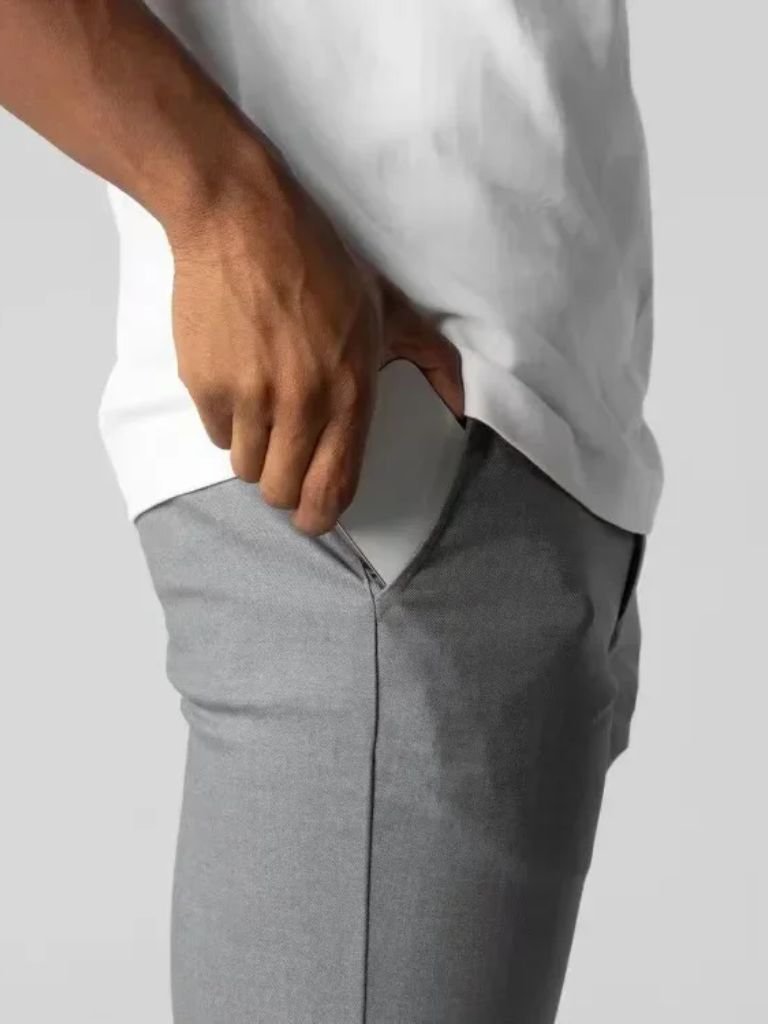 Stretchy Slim Trousers - Cross & Crown