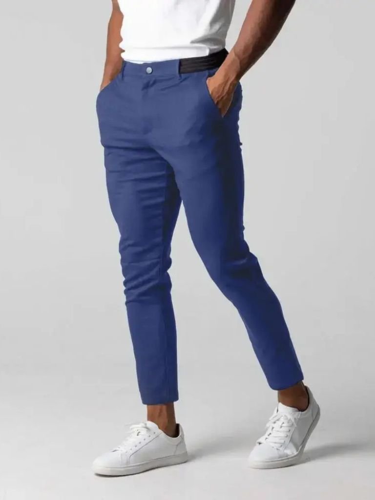 Stretchy Slim Trousers - Cross & Crown