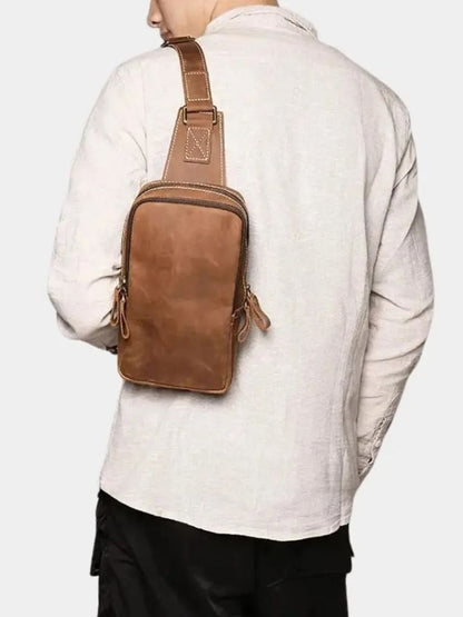 The Vanguard Leather Bag - Cross & Crown