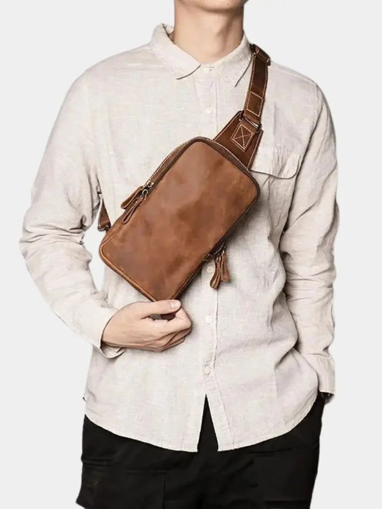 The Vanguard Leather Bag - Cross & Crown