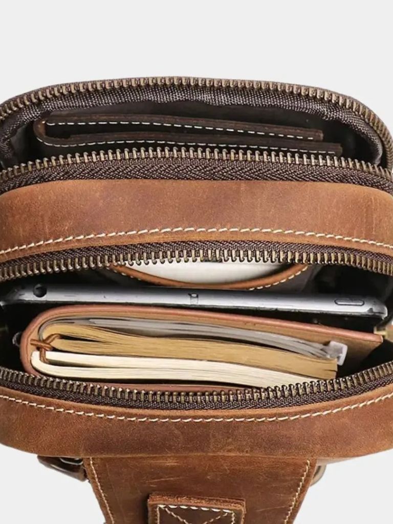 The Vanguard Leather Bag - Cross & Crown