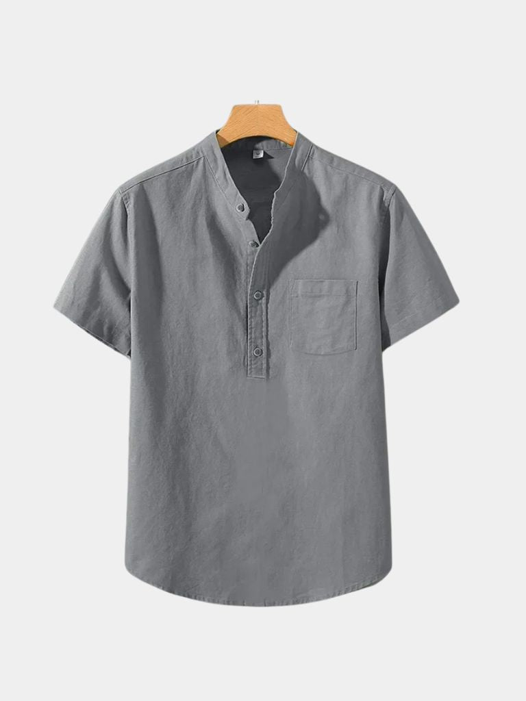 White Wellspring Linen T-Shirt – Cross & Crown