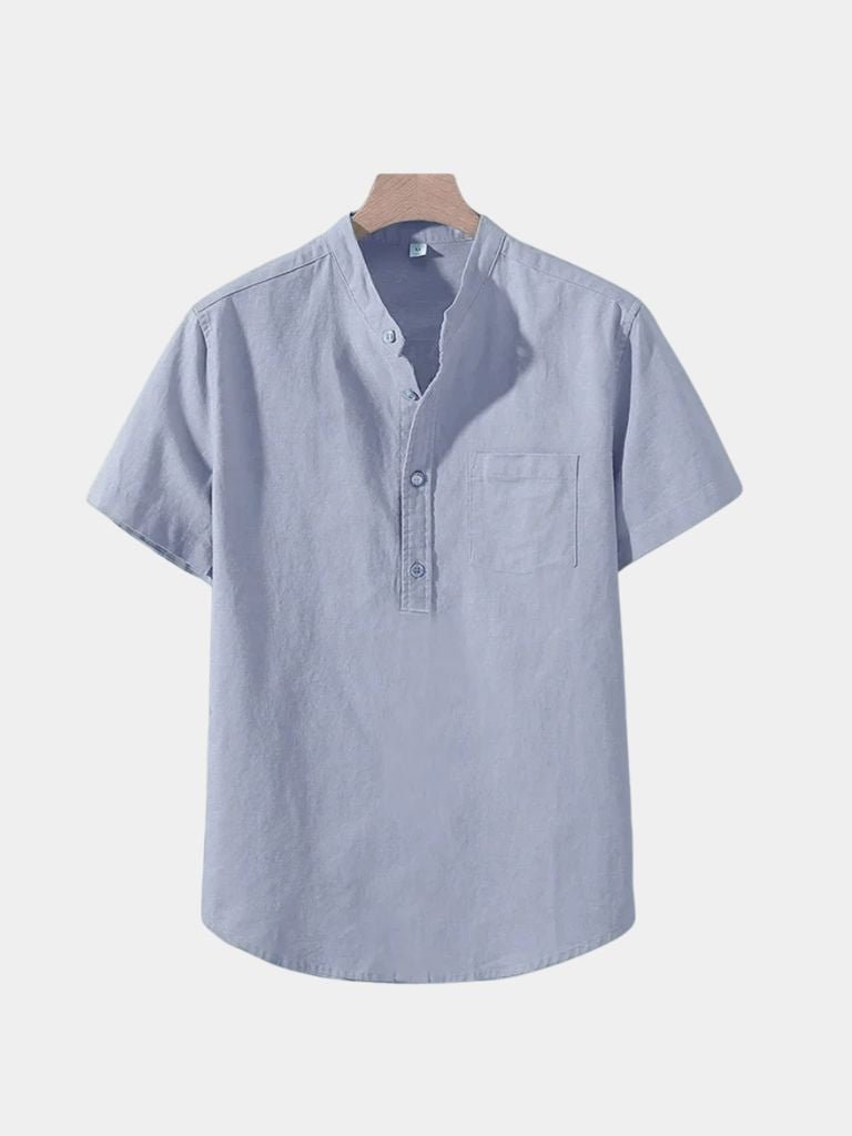 White Wellspring Linen T-Shirt – Cross & Crown