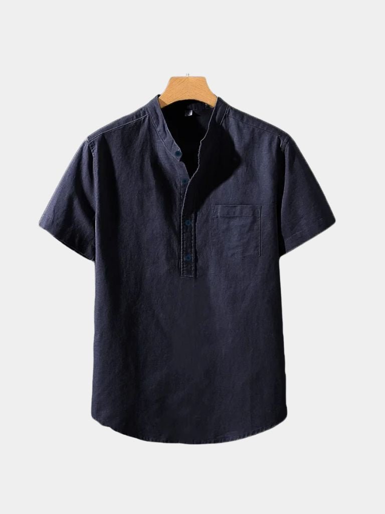 White Wellspring Linen T-Shirt – Cross & Crown